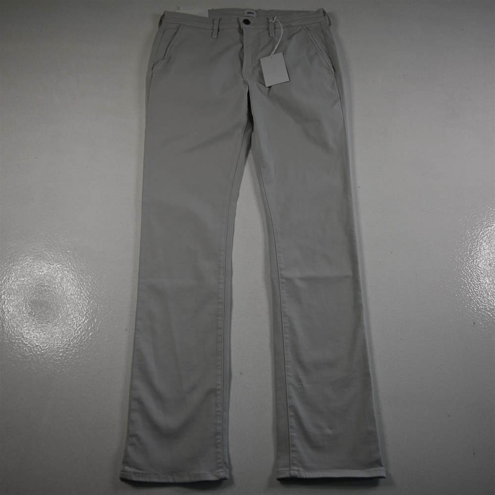 NEW Edwin 31x32 Light‎ Stone Gray Mason Stretch Slim Mens Pants